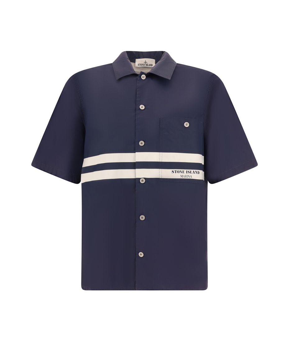 Stone Island Overshirt M/Corta Col. V0052